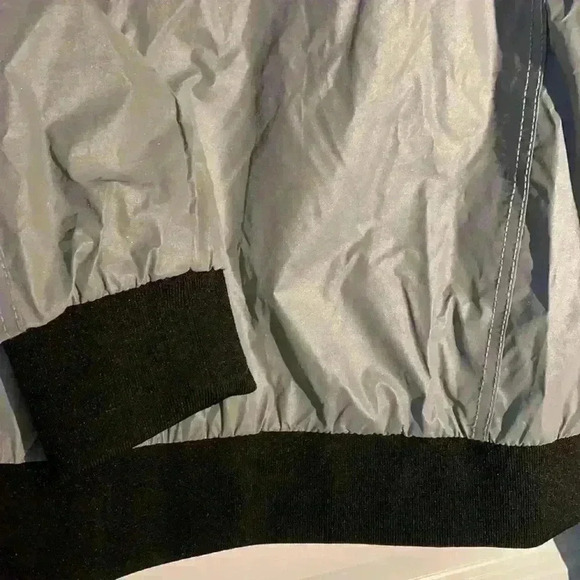 FRIED-DENIM Mens Reflector Jacket with Zipper and Pockets - Picture 6 of 7